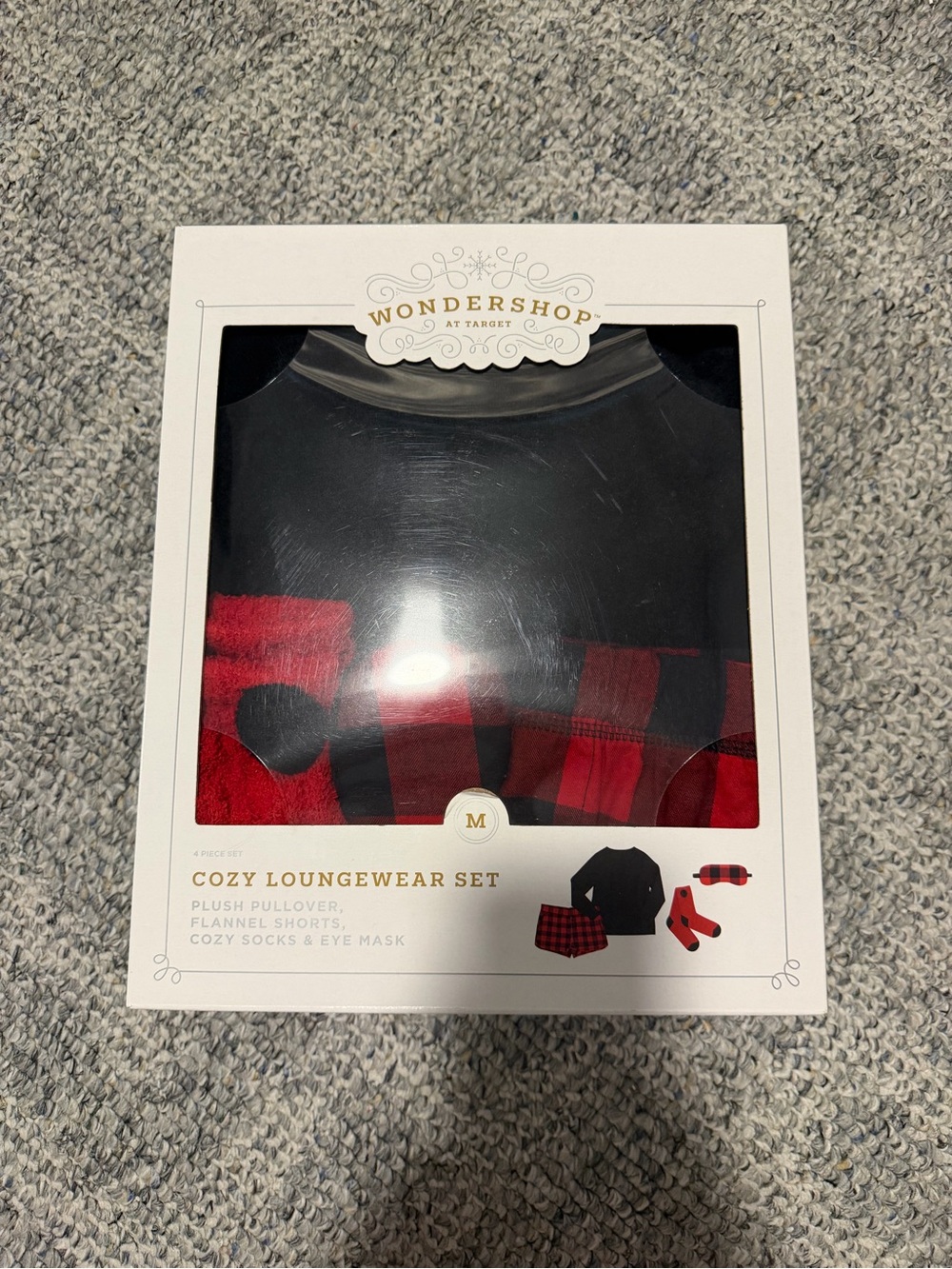 Wondershop at Target Cozy Loungewear Set - Black & Red Plaid